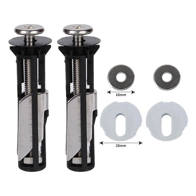 Universal Toilet Seat Replacement Bolt Kit (2 Pack)