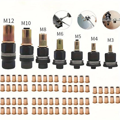 77PCS Rivet Nut Tool Kit