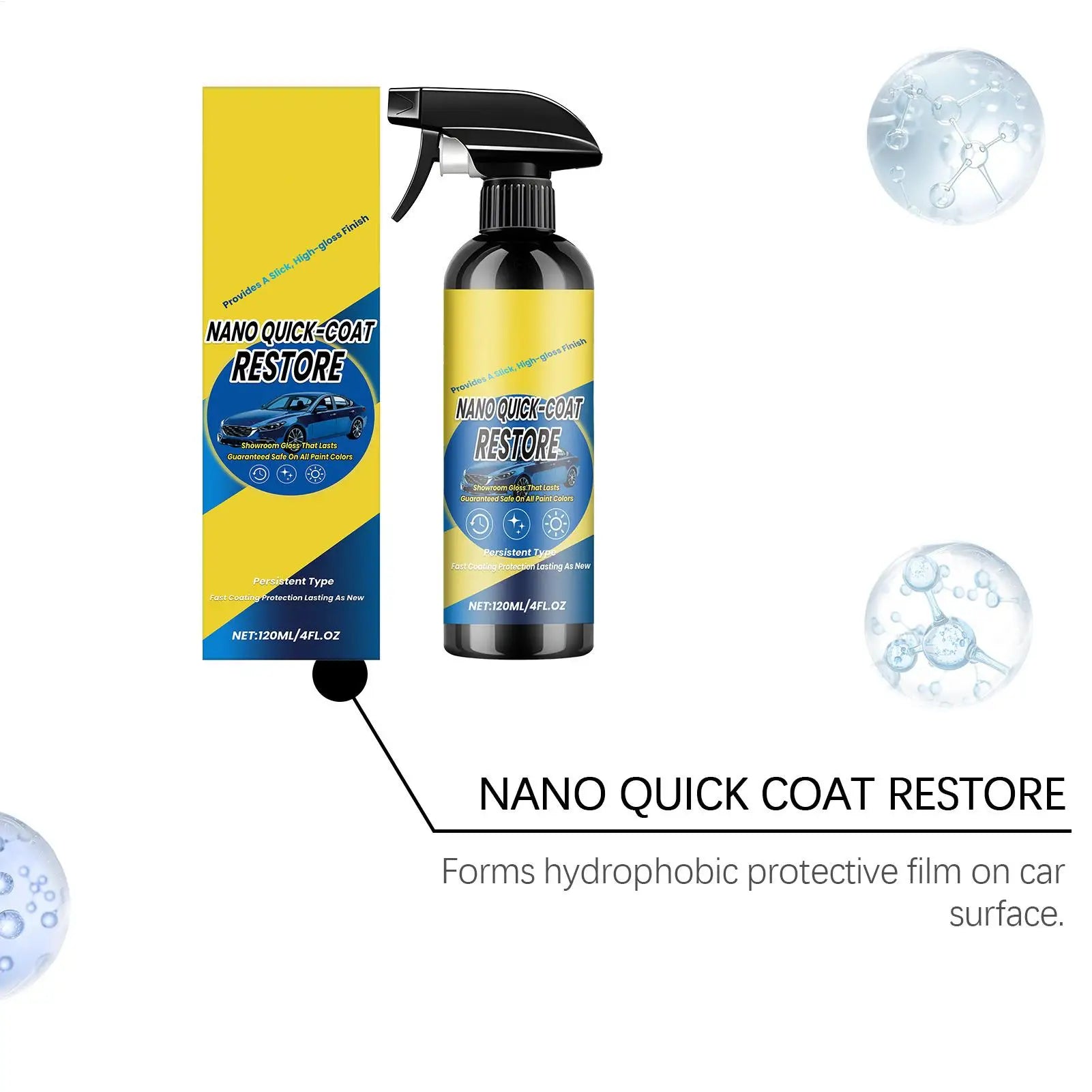 Nano Ceramic Coating Spray for Cars 120ml