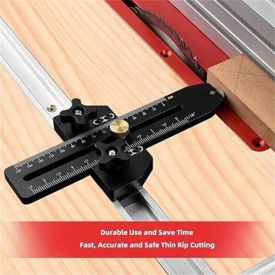 Precision Thin Rip Table Saw Jig