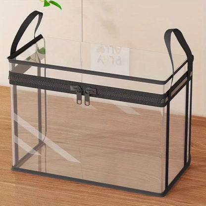 2-Pack Foldable Clear Storage Boxes (N)