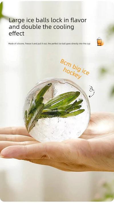 2-in-1 Ice Ball Water Bottle & Mold