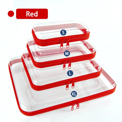 Transparent Zipper Storage Bag