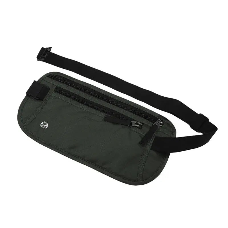 RFID Travel Money Belt Passport Holder