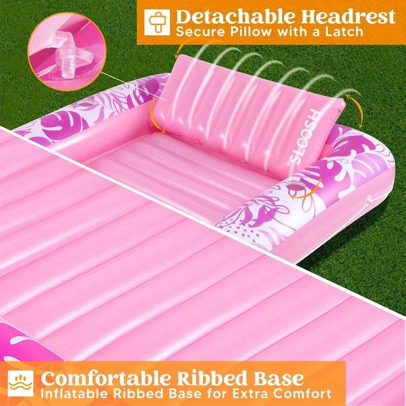 Inflatable Tanning Pool Lounger Float - US ONLY