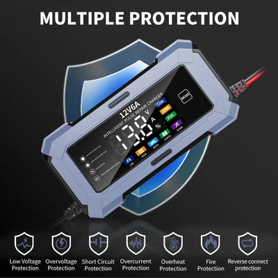 6A 12V Smart Battery Charger