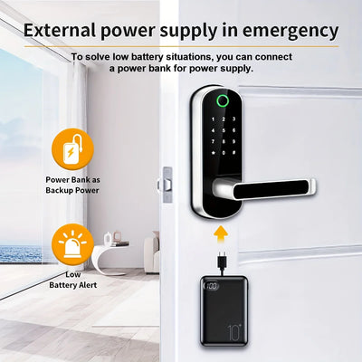 Smart Fingerprint Keyless Door Lock
