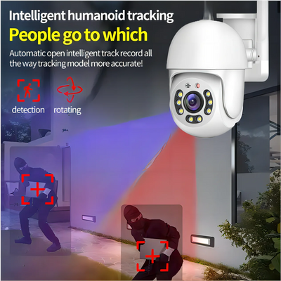 4MP Outdoor PTZ WiFi Security Camera