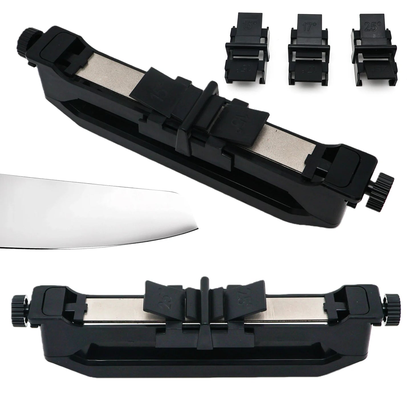 Knife Sharpener with Angles Guides