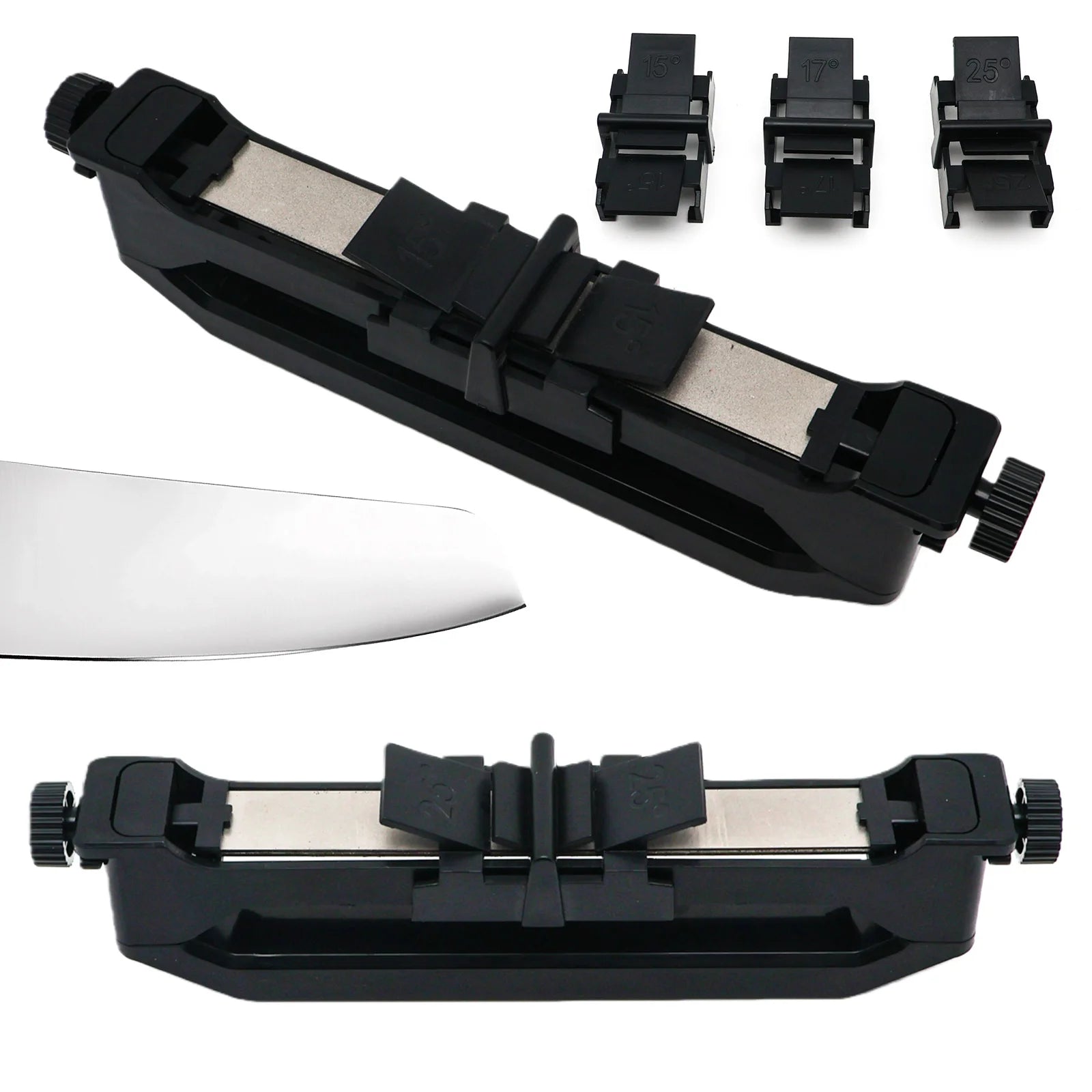 Knife Sharpener with Angles Guides