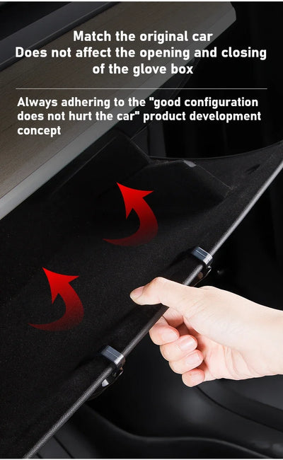 Tesla Model 3/Y Hidden Glove Box Storage Hook