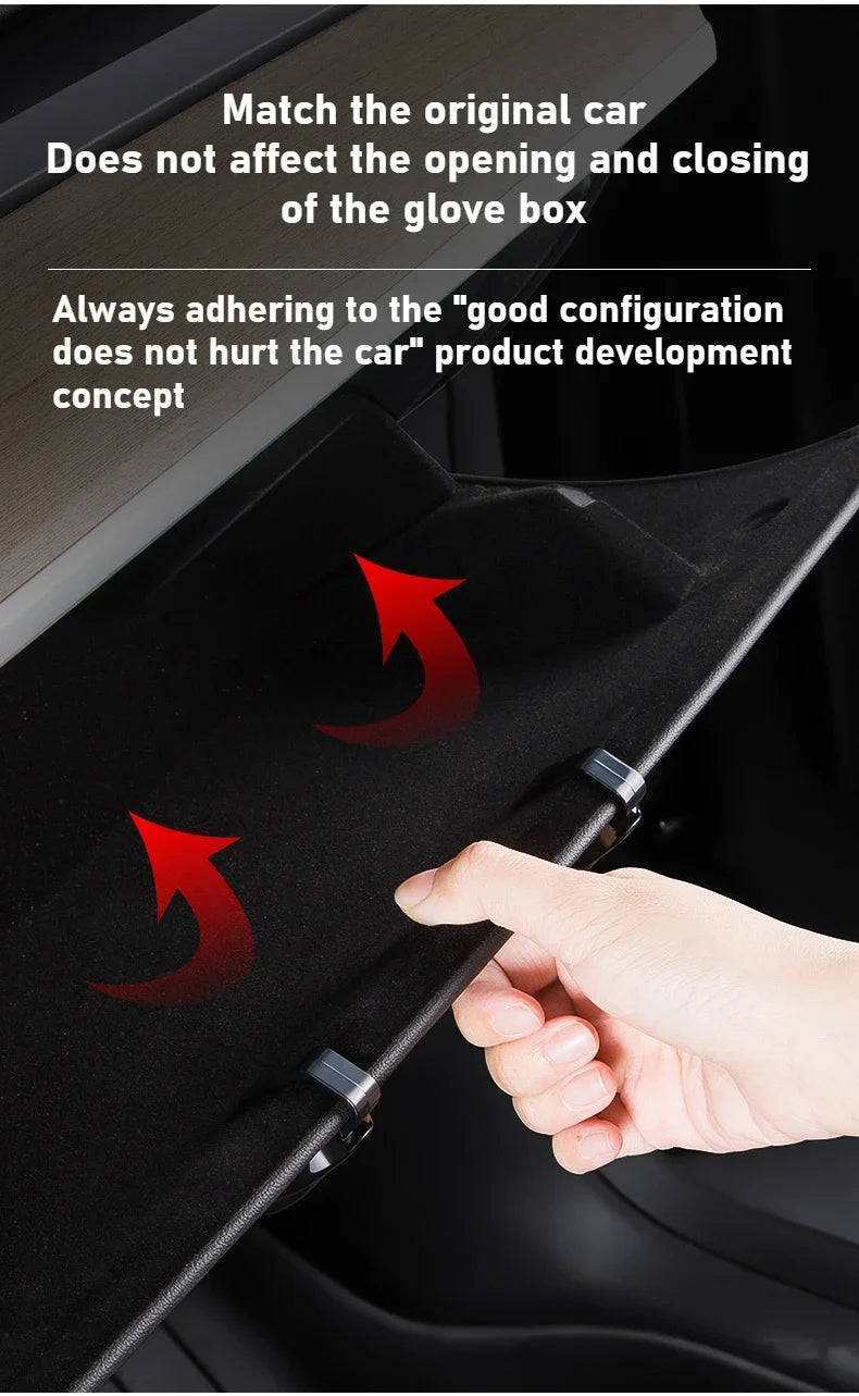 Tesla Model 3/Y Hidden Glove Box Storage Hook