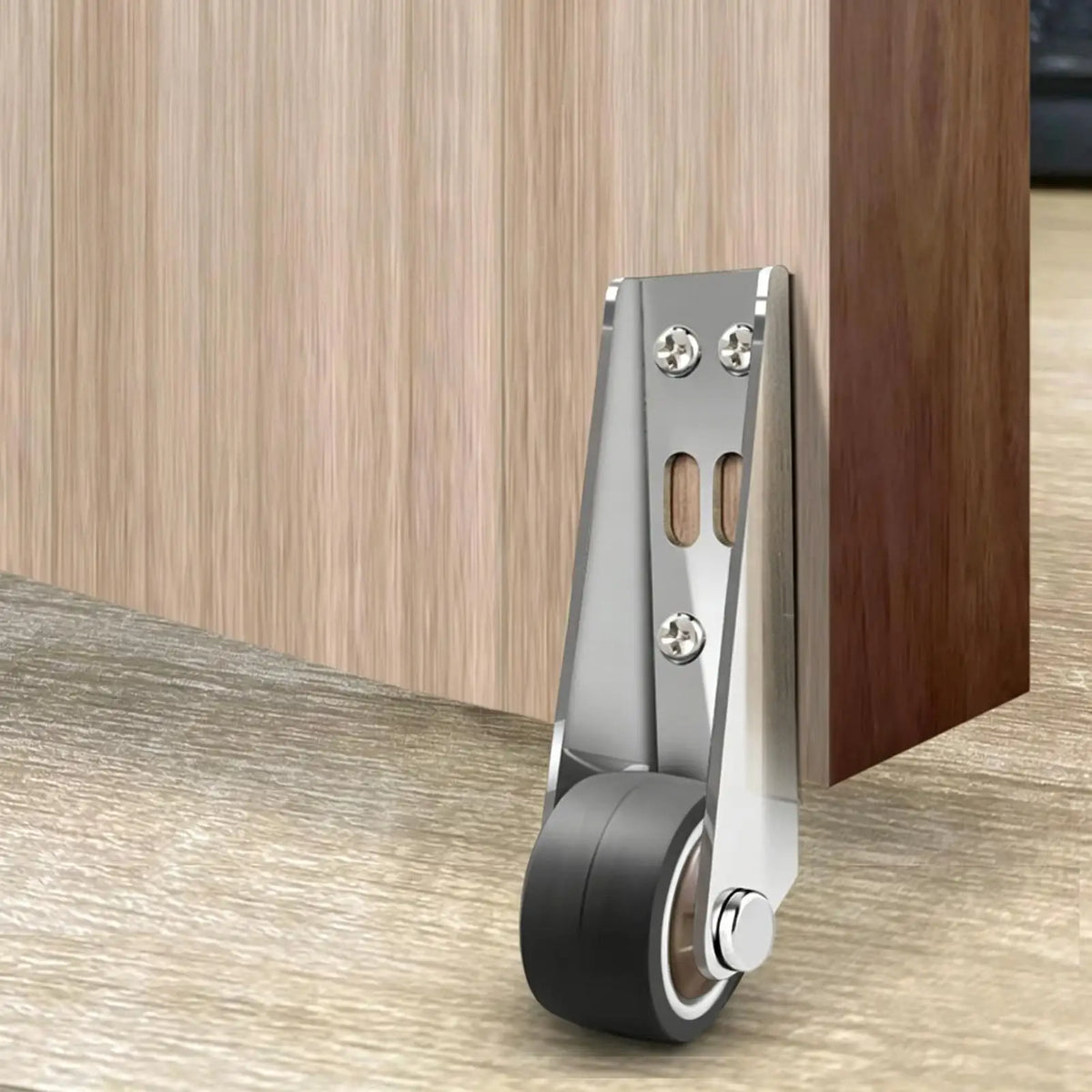 Side-Mounted Silent Rubber Furniture Casters