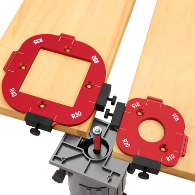 Aluminum Corner Radius Template Set (R10–R50)
