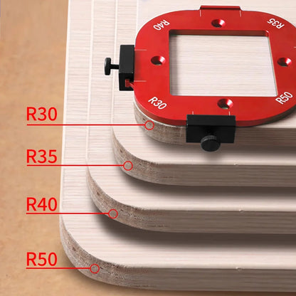 Aluminum Corner Radius Template Set (R10–R50)