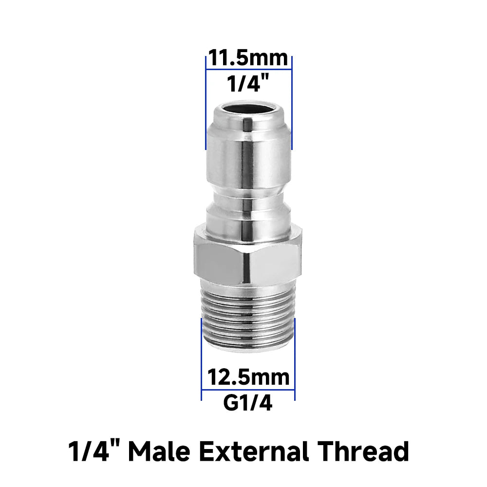1/4" Pressure Washer Quick Connect Adapter Set