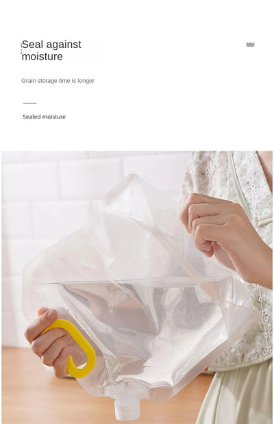 4-Pack Airtight Food Storage Bags (New)