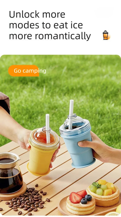 2-in-1 Ice Ball Water Bottle & Mold
