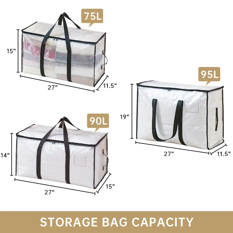 Foldable Transparent Organizer Bag