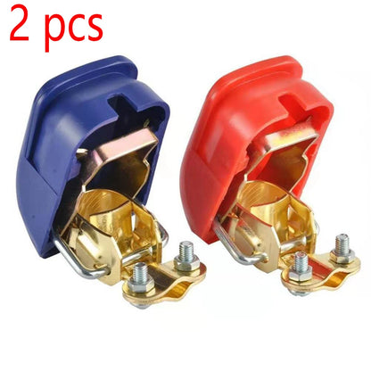 Heavy-Duty Quick Release Car Battery Terminal Connectors (Pair)