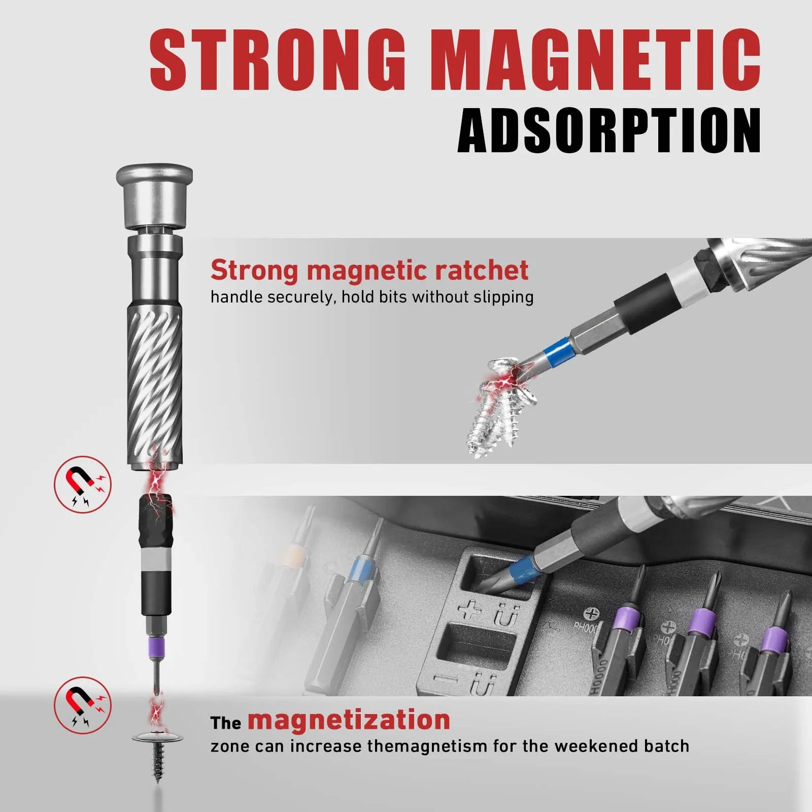 100-in-1 Precision Magnetic Ratchet Screwdriver Set