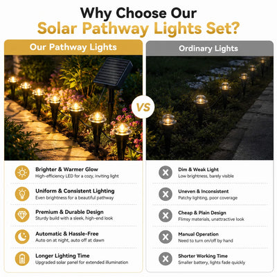 Solar Ground Stake Pathway Lights