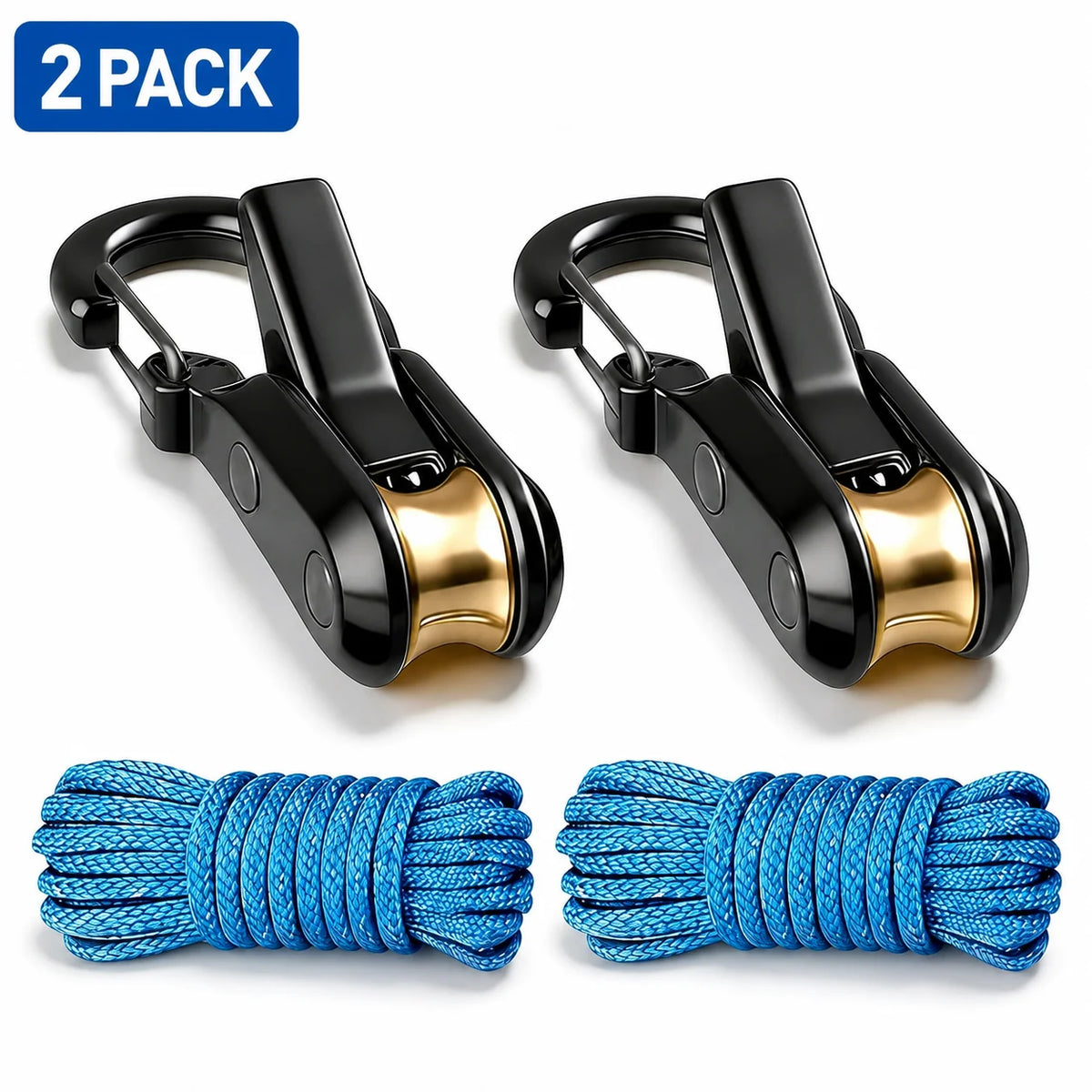 6-Pack Heavy-Duty Roller Rope Tensioners