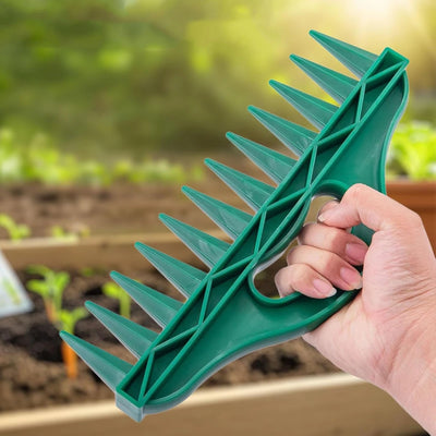 Manual Garden Seed Dispenser & Adjustable Plant Seeder Drill Tool