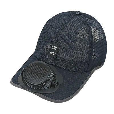Solar Cooling Fan Hat