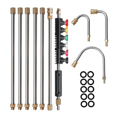 Pressure Washer Extension Wand Set with 6 Spray Nozzles