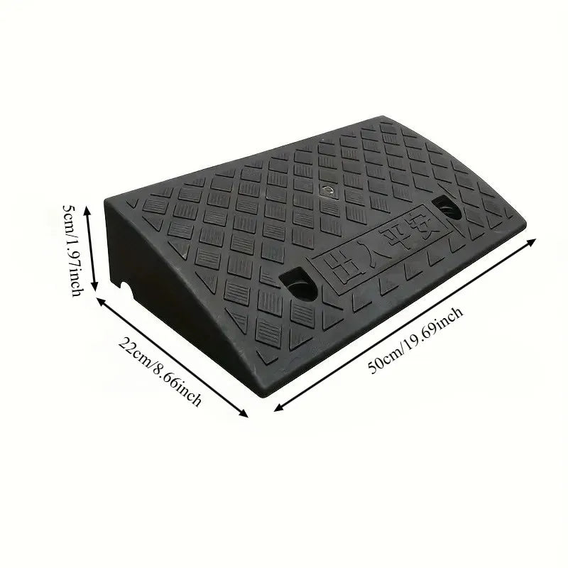 Heavy-Duty Portable Rubber Curb & Threshold Ramp
