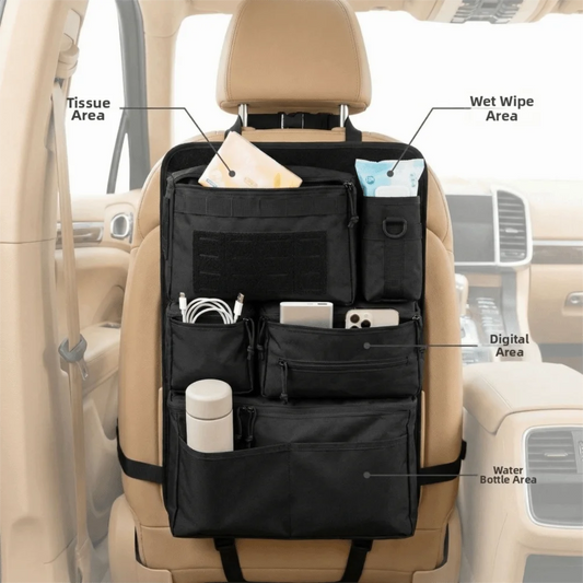 Multi-Pocket Car Seat Organizer Bag