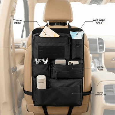 Multi-Pocket Car Seat Organizer Bag