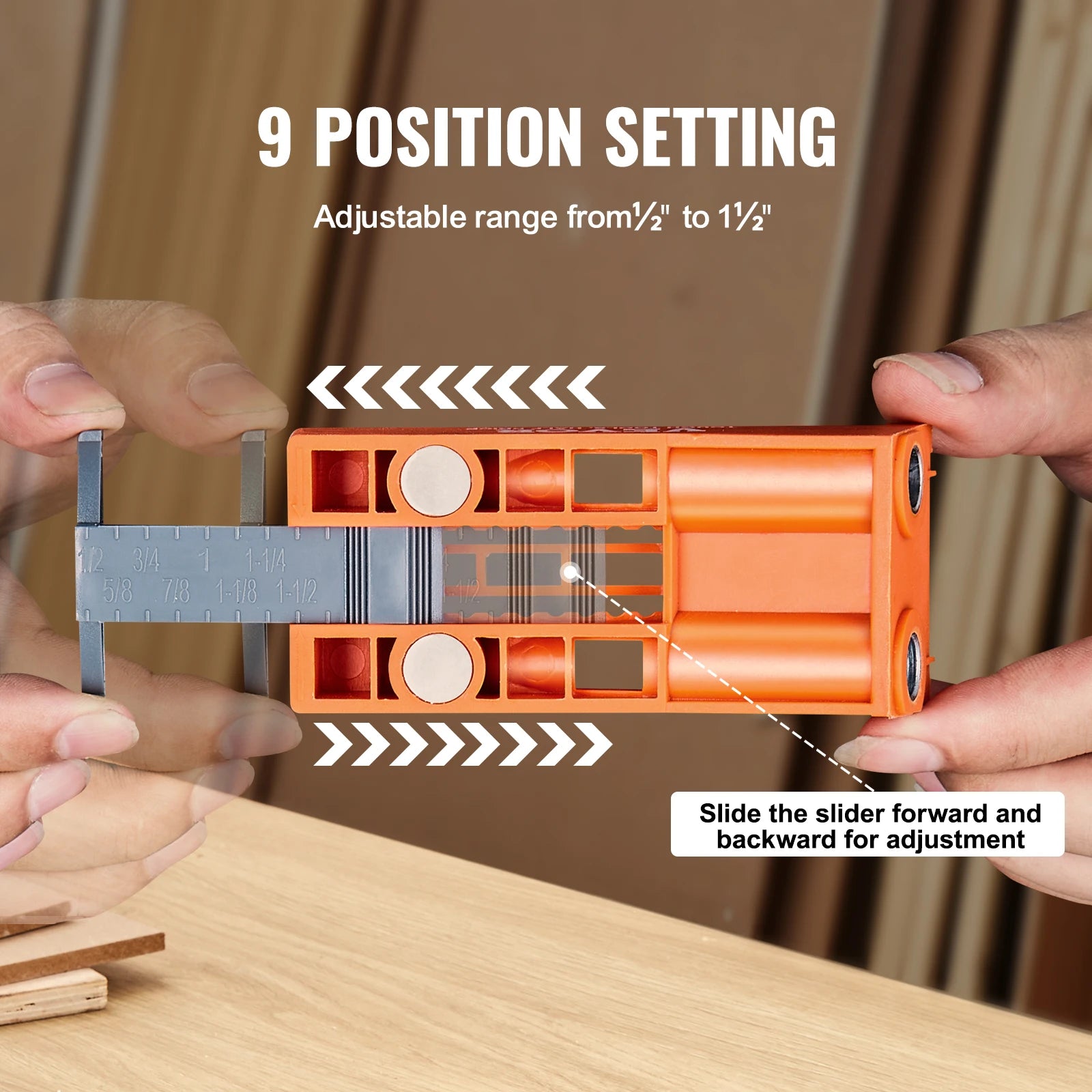 Pocket Hole Jig Kit with 56 Pieces