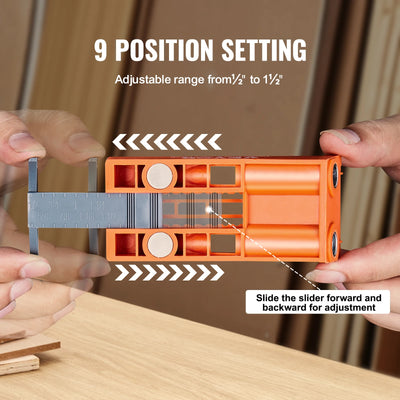 Pocket Hole Jig Kit with 56 Pieces