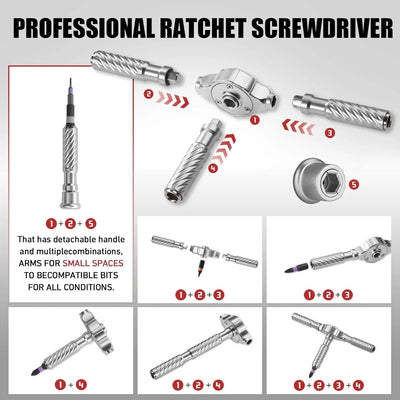 66-in-1 Ratchet Screwdriver Set