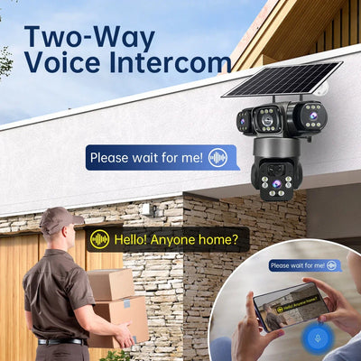 15MP Triple-Lens Solar Security Camera