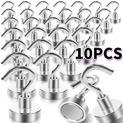 Heavy-Duty Rare Earth Neodymium Magnetic Hooks