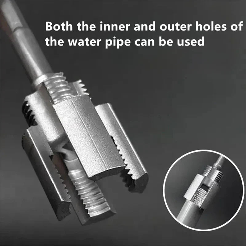 2 Pack PVC Pipe Threader 1/2 and 3/4