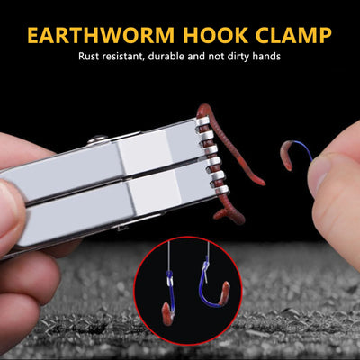 Stainless Steel Worm Bait Fishing Tool