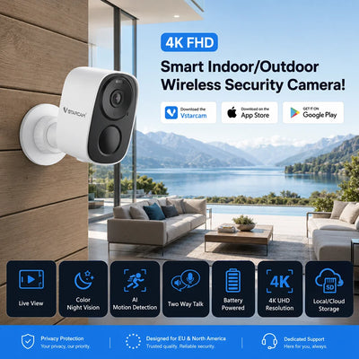 5MP Wireless Magnetic Security Camera