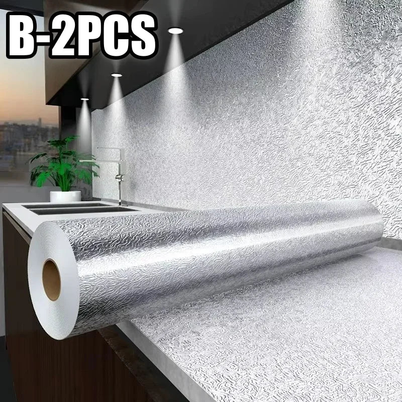 Aluminum Kitchen Wallpaper