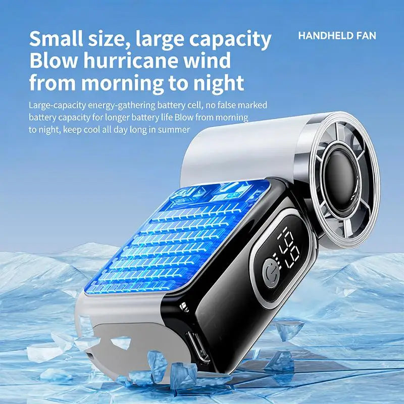 Mini Turbo Handheld Fan