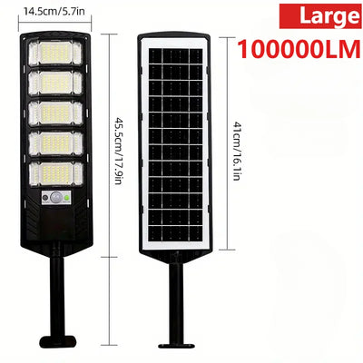 100000LM Solar Street Light IP67 Outdoor LED