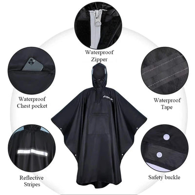 3-in-1 Military Rain Poncho Shelter