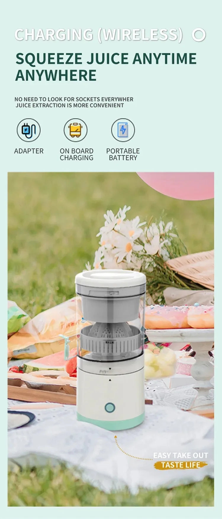 Portable Electric Juicer USB