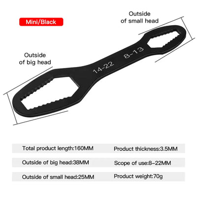 Universal Self-Adjusting Wrench (Double End)