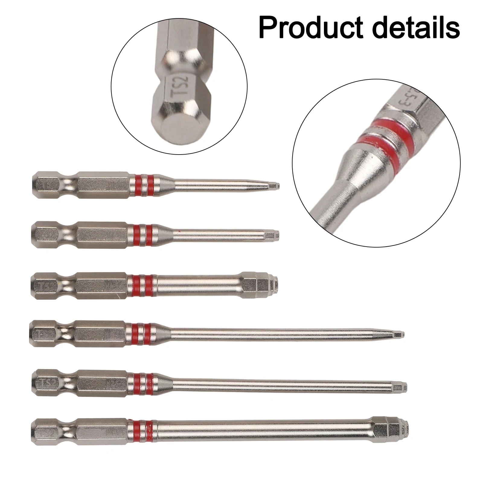 6-Piece Hex Driver Bit Set (K)