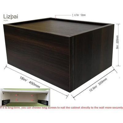 Floating Nightstand with Hidden Storage