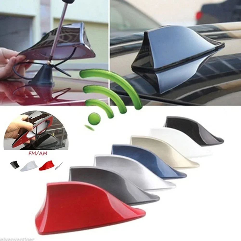 Universal Shark Fin Car Antenna – Carbon Fiber Style